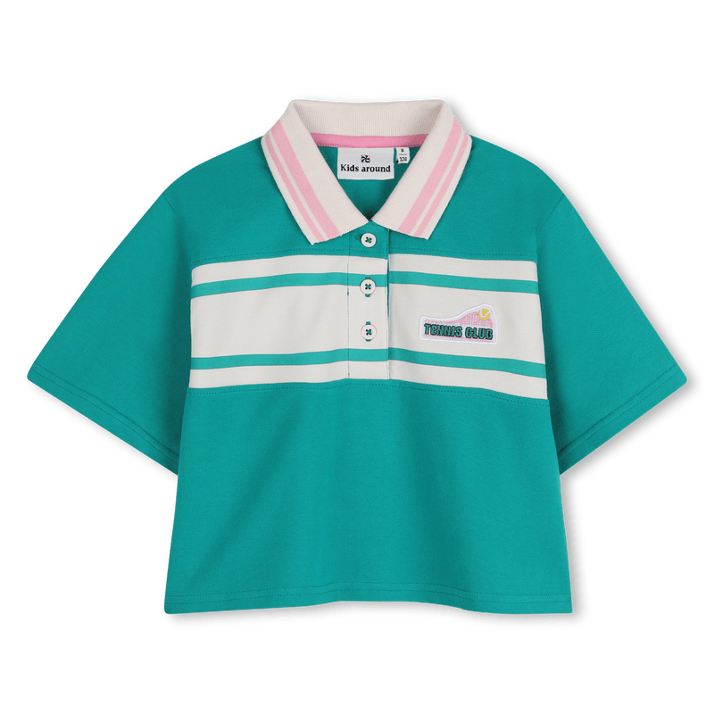 POLO VERDE OLIVA KIDS AROUND - Angel Luxury