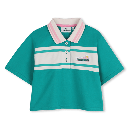 POLO VERDE OLIVA KIDS AROUND - Angel Luxury