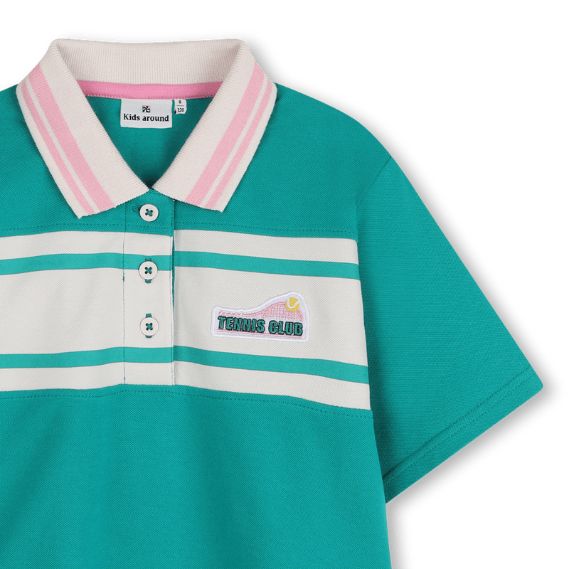POLO VERDE OLIVA KIDS AROUND - Angel Luxury