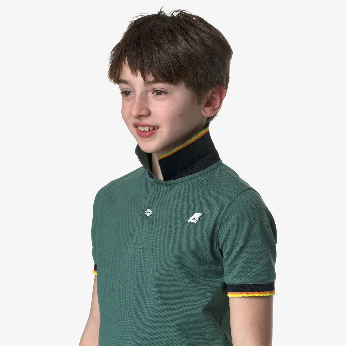 POLO VERDE PETROLIO K - WAY - Angel Luxury