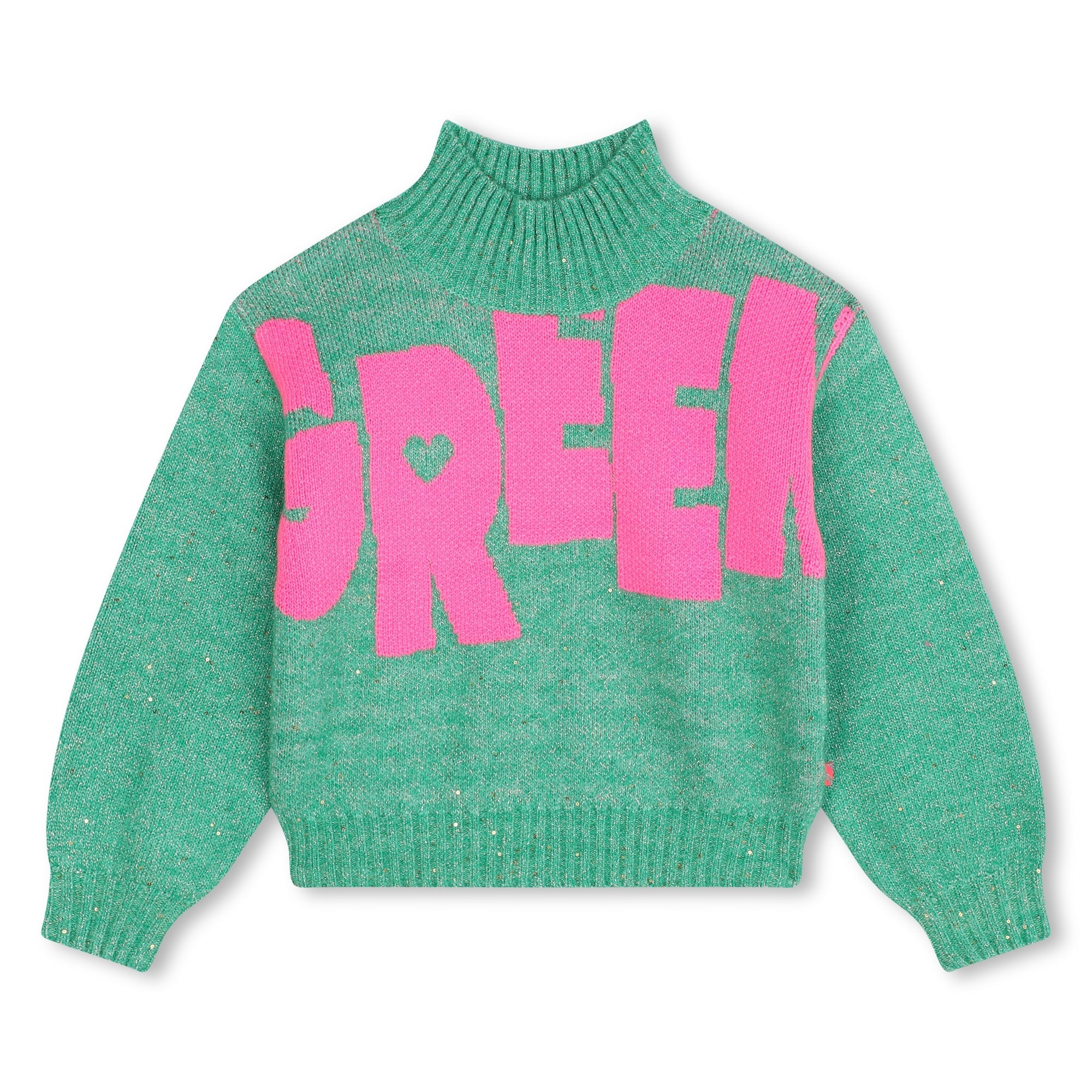 PULLOVER VERDE IN MAGLIA BILLIEBLUSH - Angel Luxury