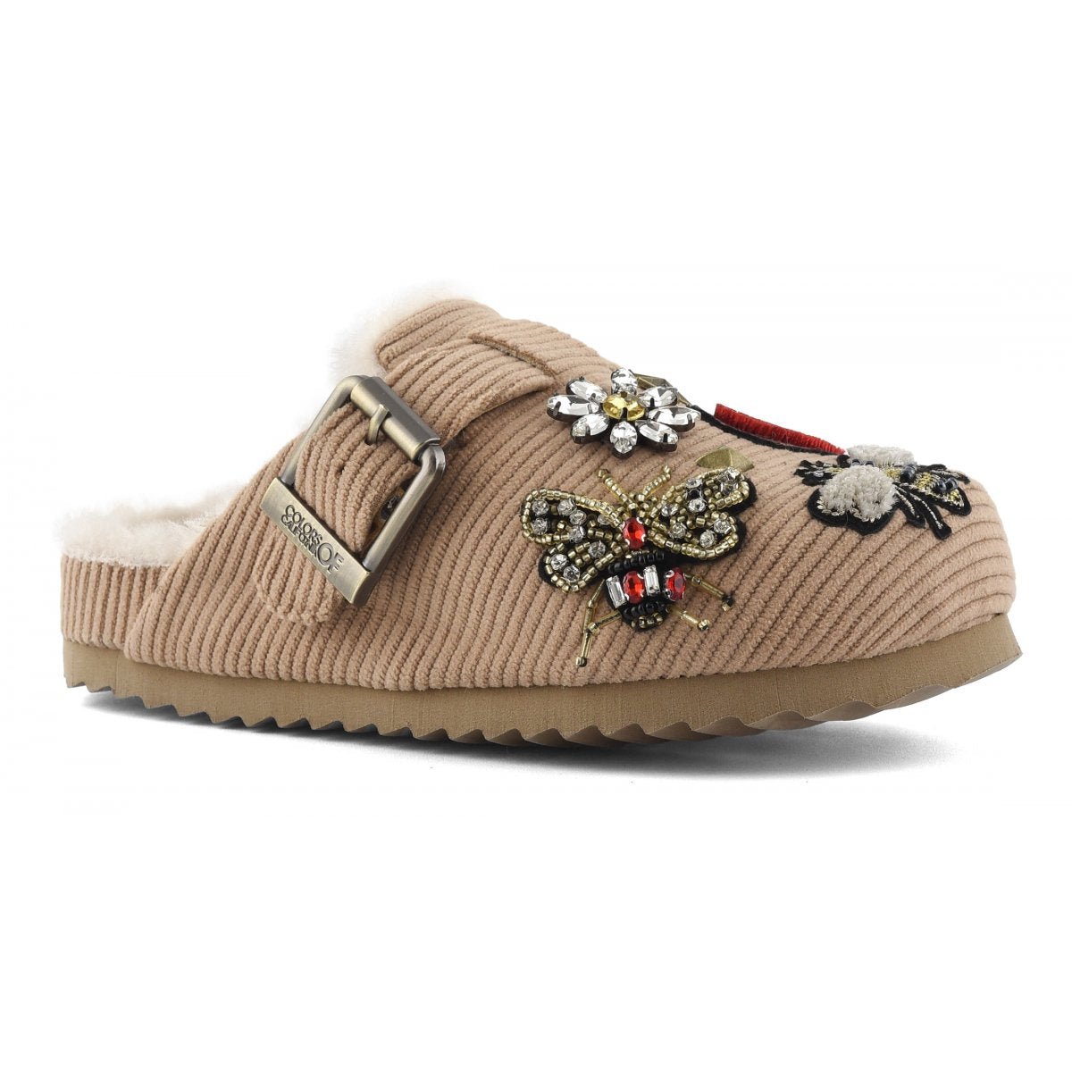 SABOT IN VELLUTO CON APPLICAZIONI COLORS OF CALIFORNIA - Angel Luxury