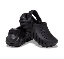 SABOT SAGOMATO NERO CROCS - Angel Luxury