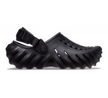 SABOT SAGOMATO NERO CROCS - Angel Luxury