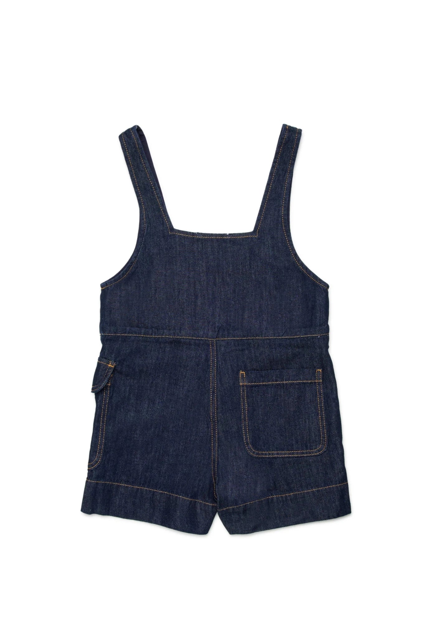 SALOPETTE IN DENIM BLU SCURO CON LOGO MARNI - Angel Luxury