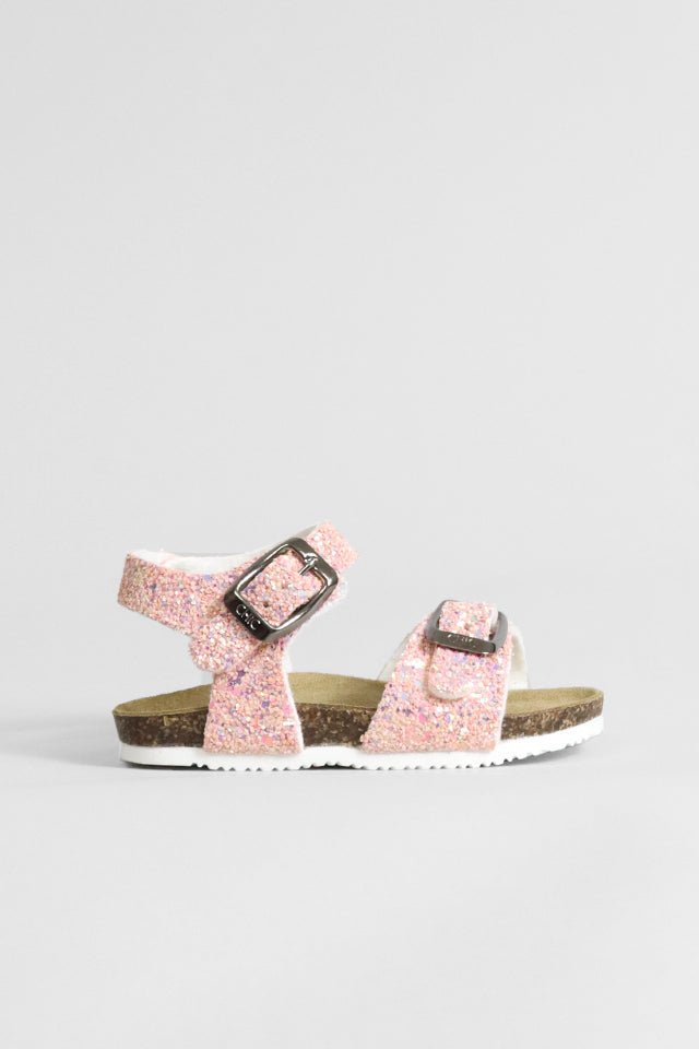 Sandalo Biochic rosa glitterato - Angel Luxury