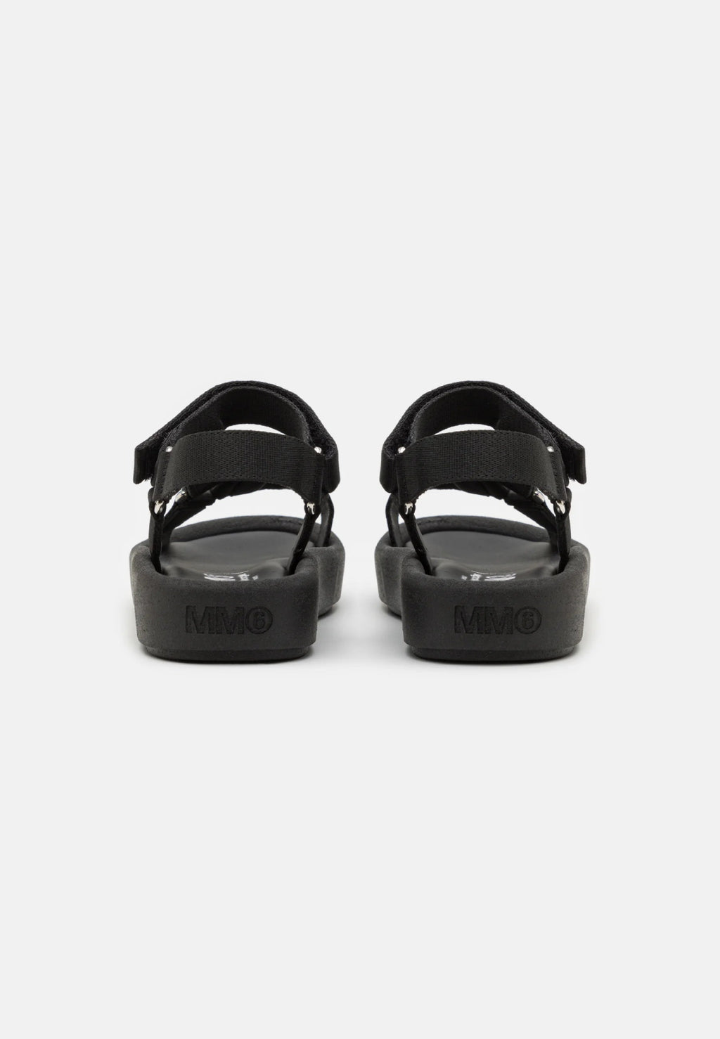 SANDALO NERO CON STRAPPO MAISON MARGIELA - Angel Luxury