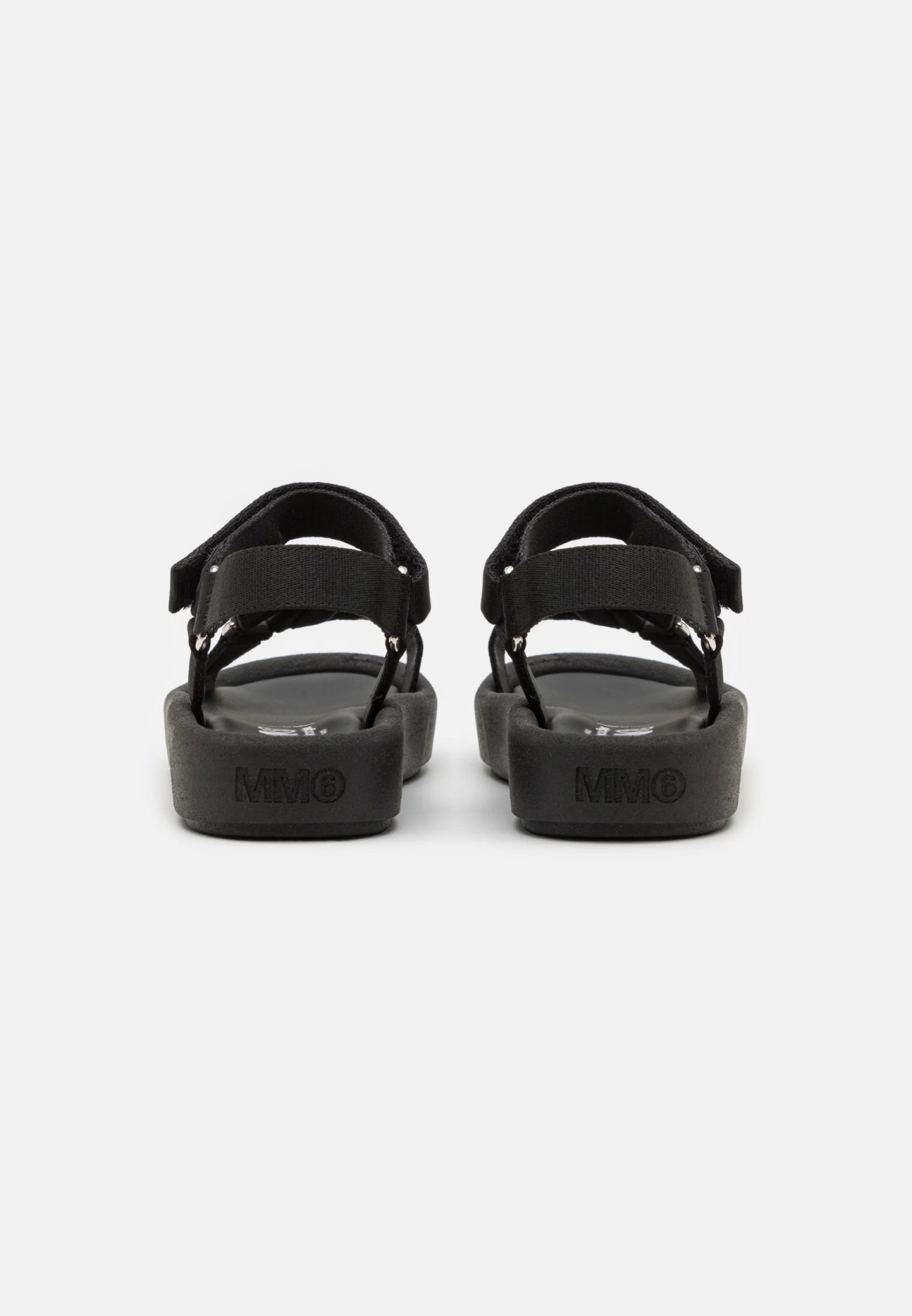 SANDALO NERO CON STRAPPO MAISON MARGIELA - Angel Luxury