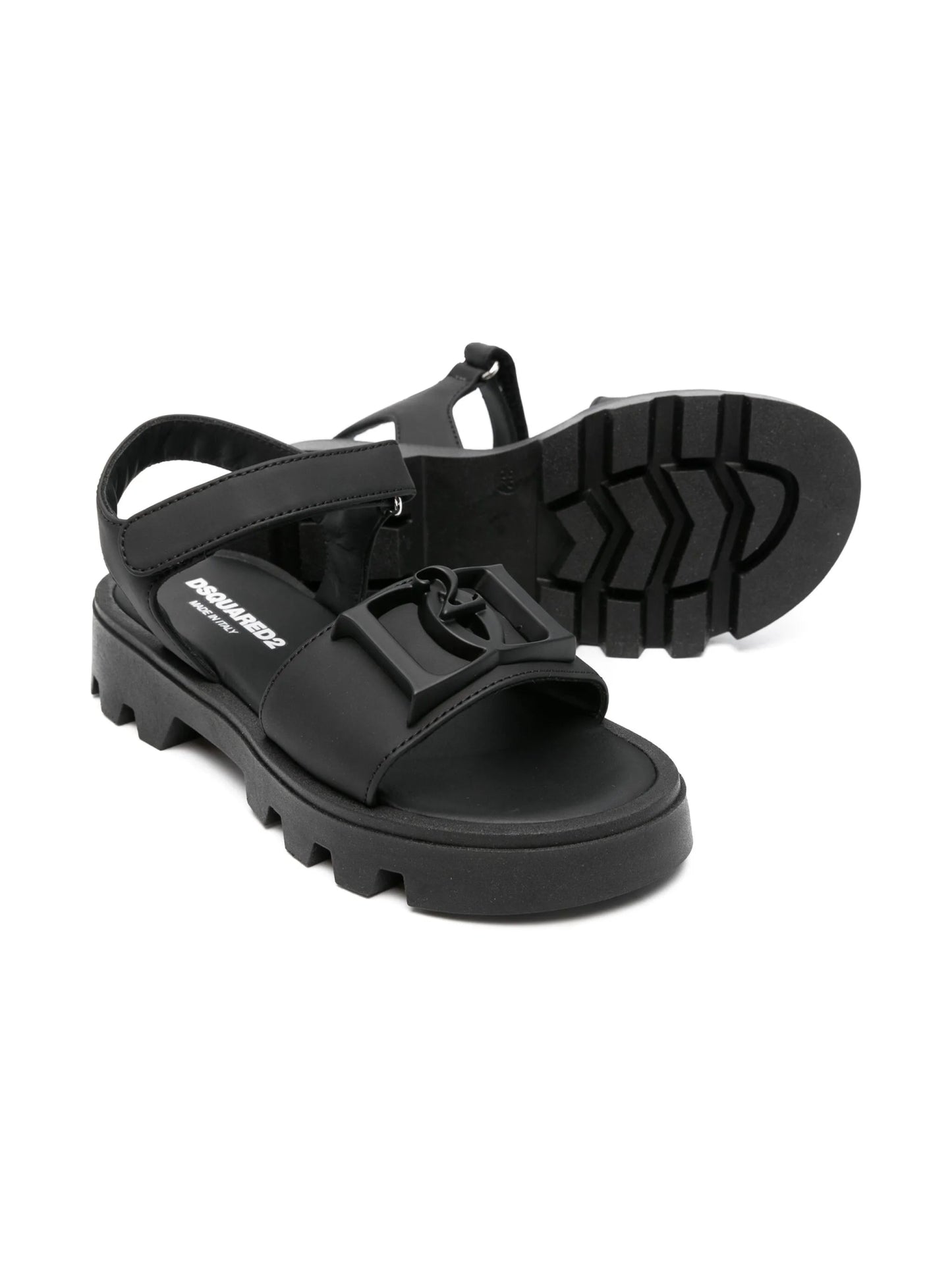 SANDALO NERO DSQUARED2 - Angel Luxury
