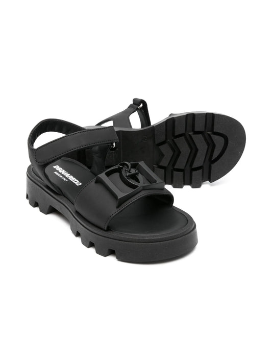 SANDALO NERO DSQUARED2 - Angel Luxury