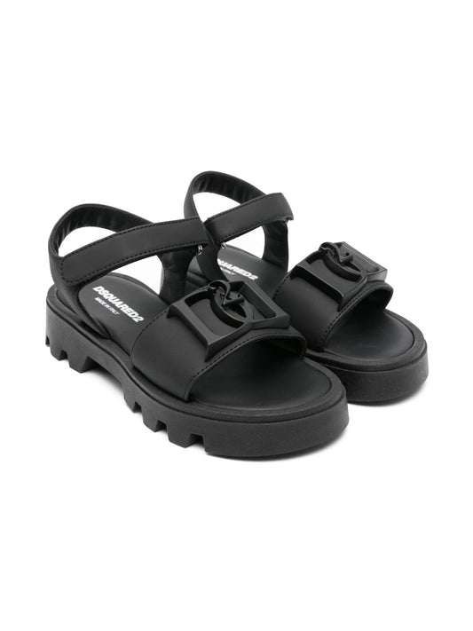 SANDALO NERO DSQUARED2 - Angel Luxury