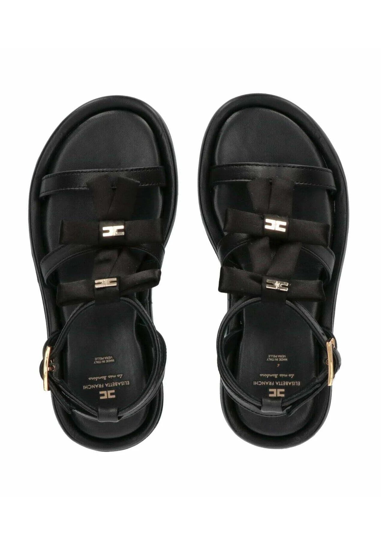 SANDALO NERO ELISABETTA FRANCHI - Angel Luxury