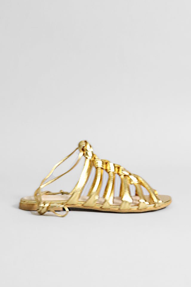 Sandalo schiava Florens oro - Angel Luxury