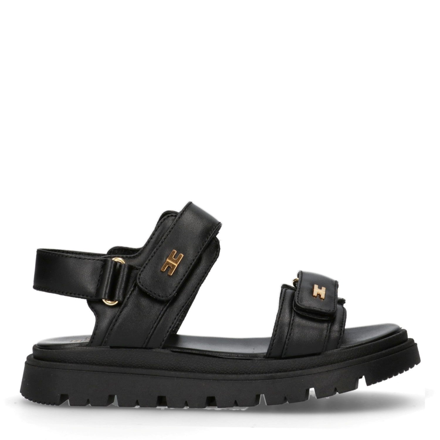 SANDALO VELCRO NERO ELISABETTA FRANCHI - Angel Luxury