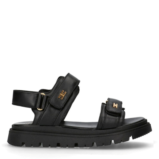 SANDALO VELCRO NERO ELISABETTA FRANCHI - Angel Luxury
