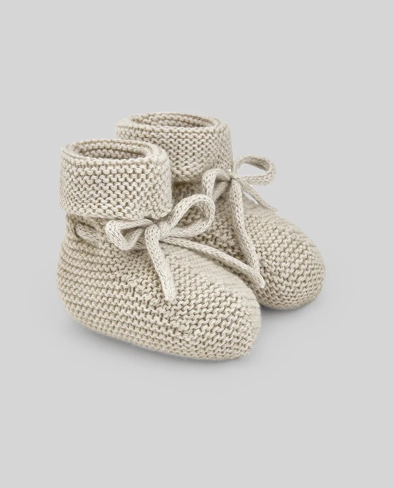 SCARPINE NEONATO IN LANA ANGORA PAZ RODRIGUEZ - Angel Luxury