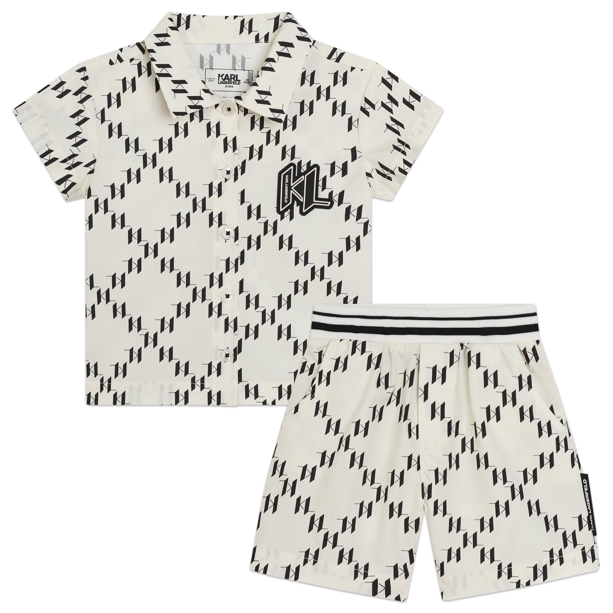 SET CAMICIA E SHORTS KARL LAGERFELD - Angel Luxury