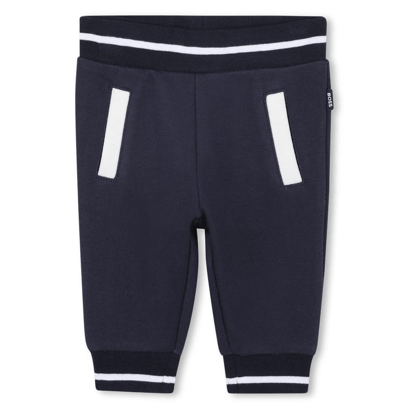 SET DI 3PZ FELPA - PANTALONE E T - SHIRT BIANCO/BLU HUGO BOSS - Angel Luxury