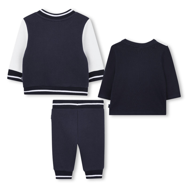 SET DI 3PZ FELPA - PANTALONE E T - SHIRT BIANCO/BLU HUGO BOSS - Angel Luxury