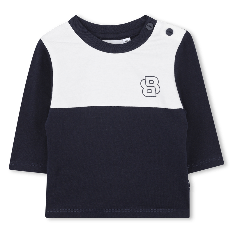 SET DI 3PZ FELPA - PANTALONE E T - SHIRT BIANCO/BLU HUGO BOSS - Angel Luxury