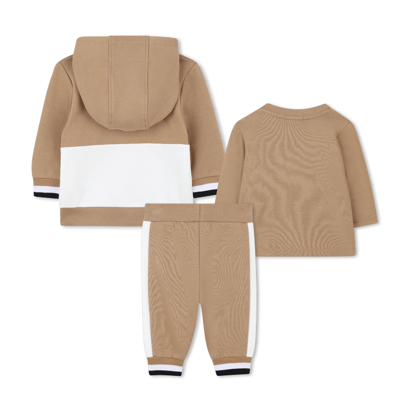 SET DI 3PZ FELPA - PANTALONE E T - SHIRT TRICOLORE HUGO BOSS - Angel Luxury