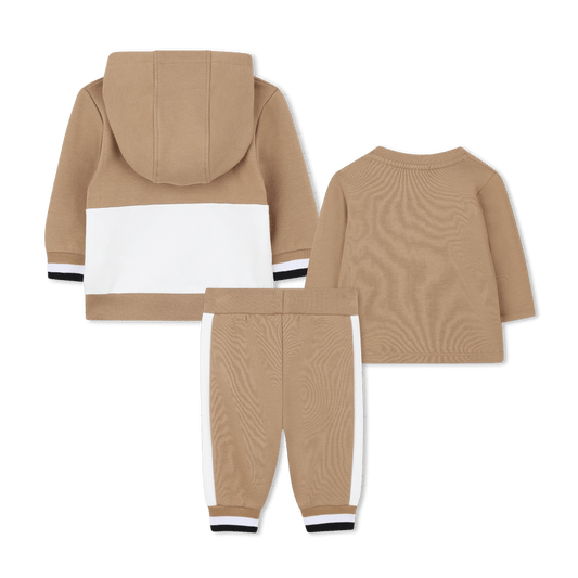 SET DI 3PZ FELPA - PANTALONE E T - SHIRT TRICOLORE HUGO BOSS - Angel Luxury
