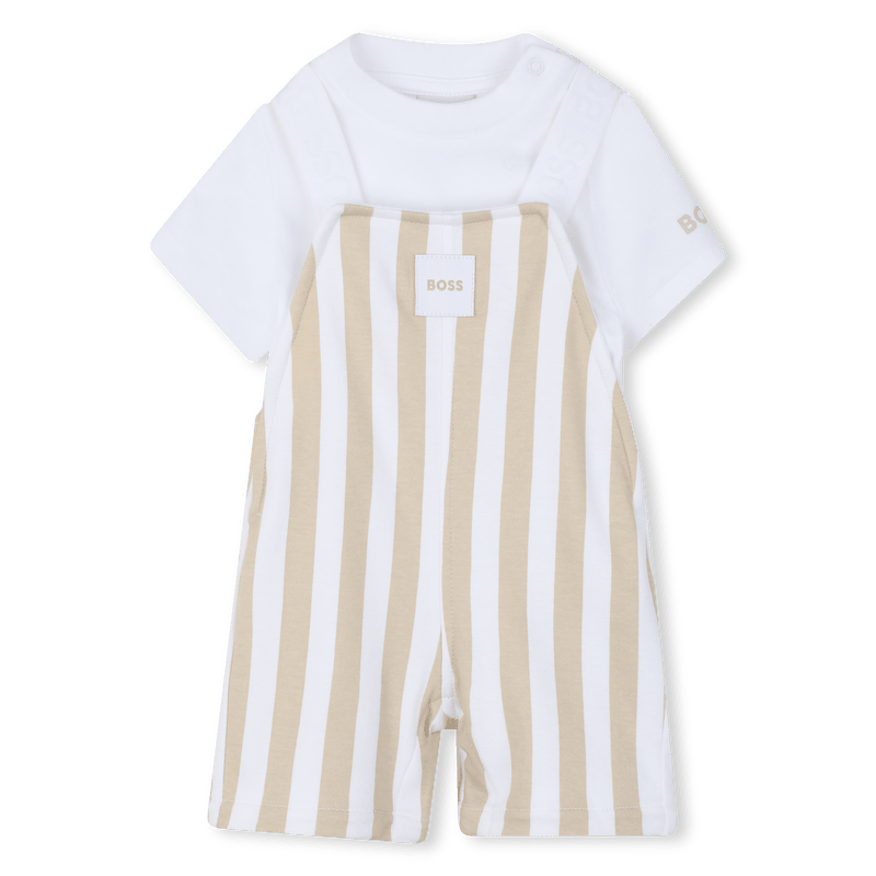 SET MAGLIA+PAGLIACCETTO BIANCO/BEIGE BOSS - Angel Luxury