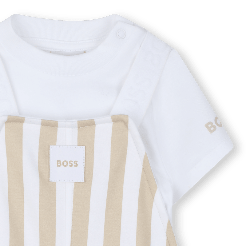SET MAGLIA+PAGLIACCETTO BIANCO/BEIGE BOSS - Angel Luxury