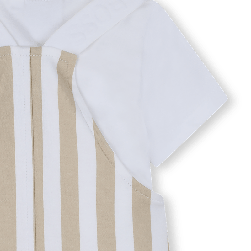 SET MAGLIA+PAGLIACCETTO BIANCO/BEIGE BOSS - Angel Luxury