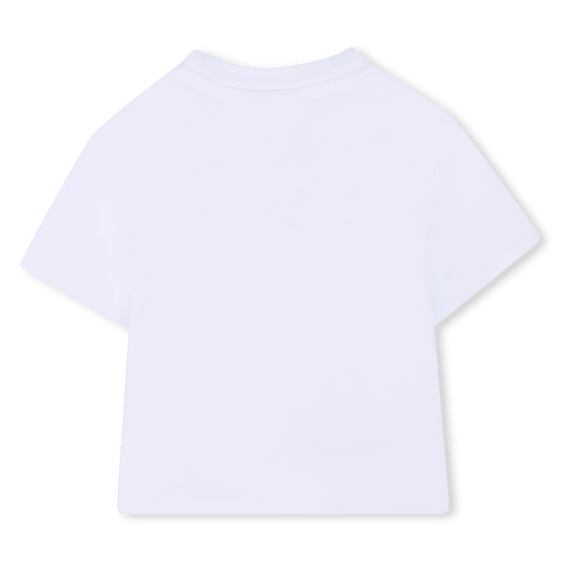 SET T - SHIRT + BERMUDA A RIGHE BIANCO E BEIGE BOSS - Angel Luxury