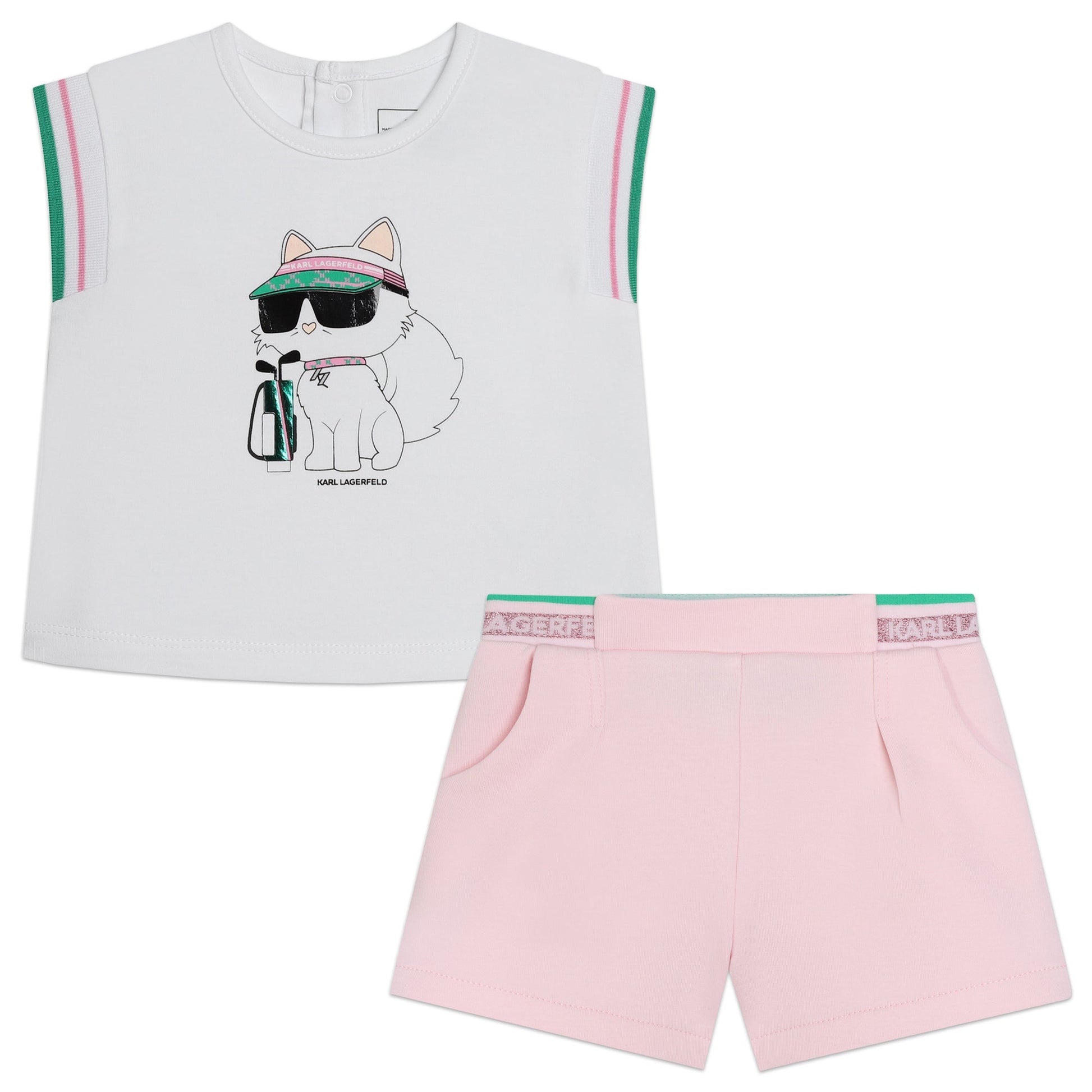 SET TOP E SHORTS KARL LAGERFELD - Angel Luxury