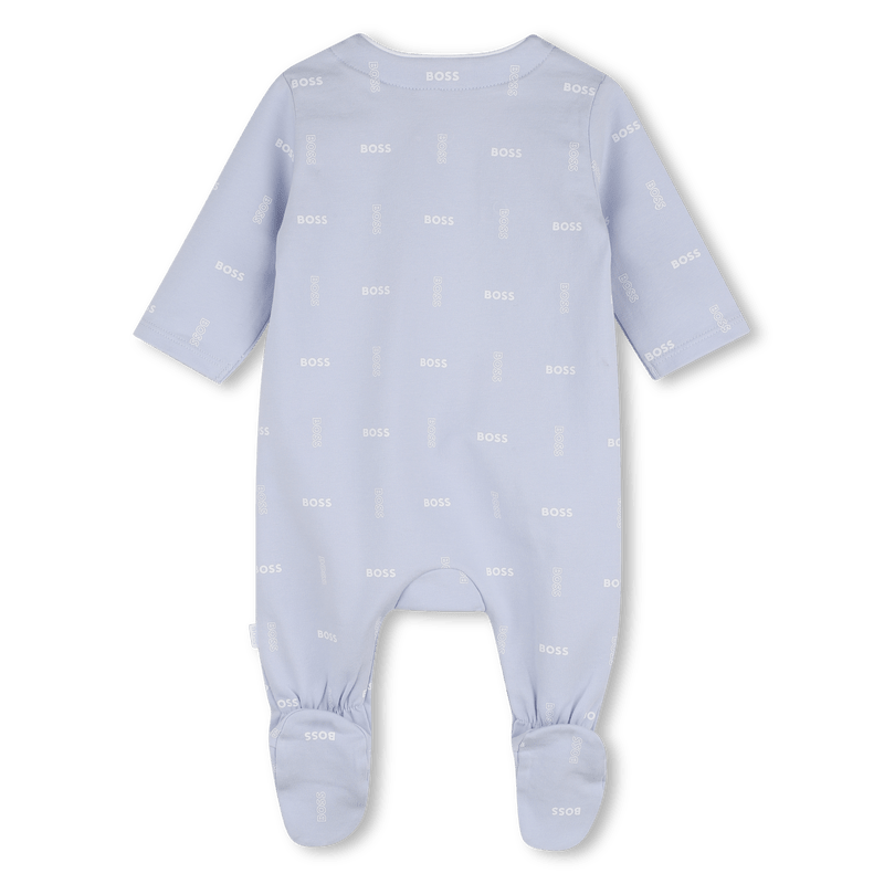 SET TUTINA+BAVETTO+BERRETTO AZZURRO BOSS - Angel Luxury