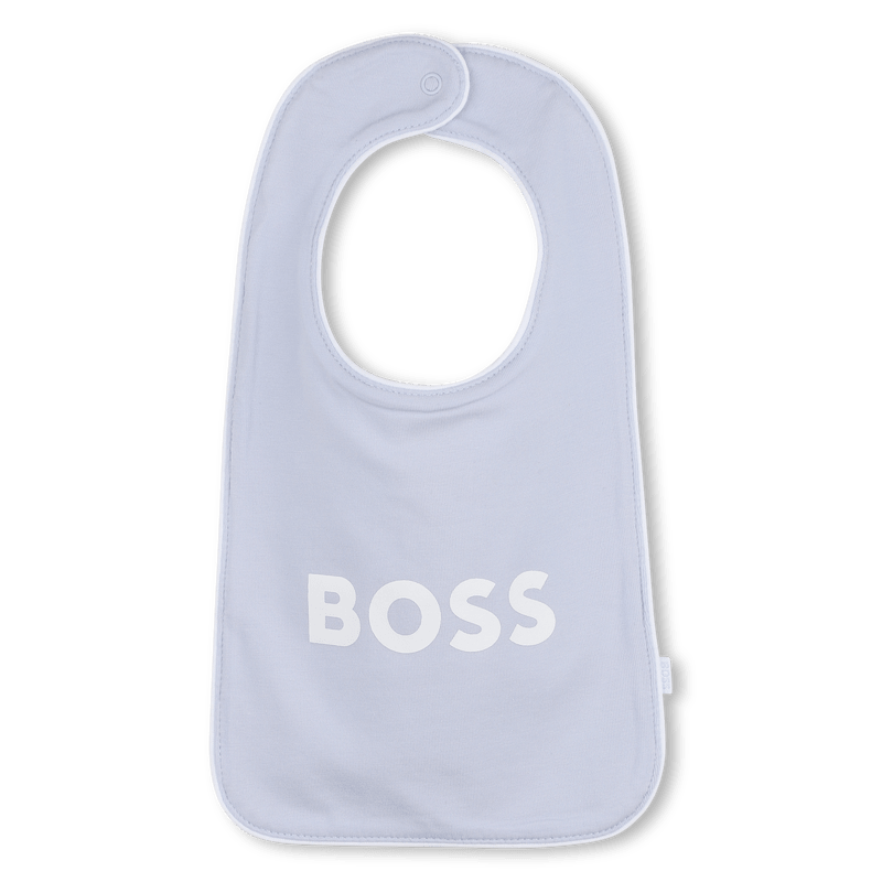 SET TUTINA+BAVETTO+BERRETTO AZZURRO BOSS - Angel Luxury