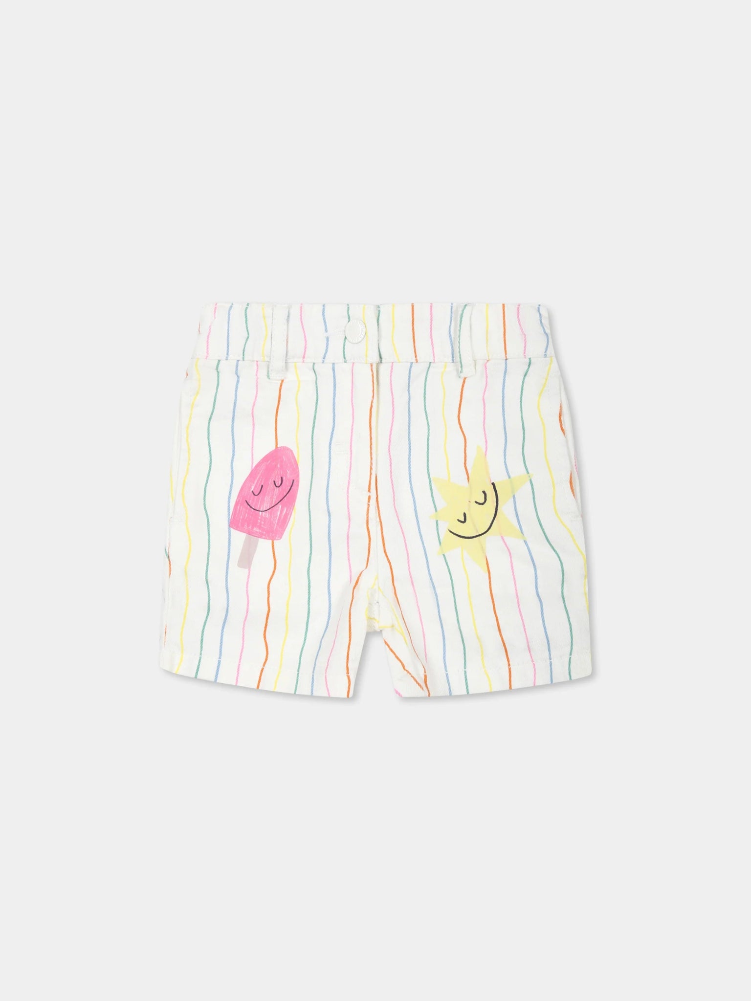 SHORTS A RIGHE CON GELATI STELLA MCCARTNEY - Angel Luxury