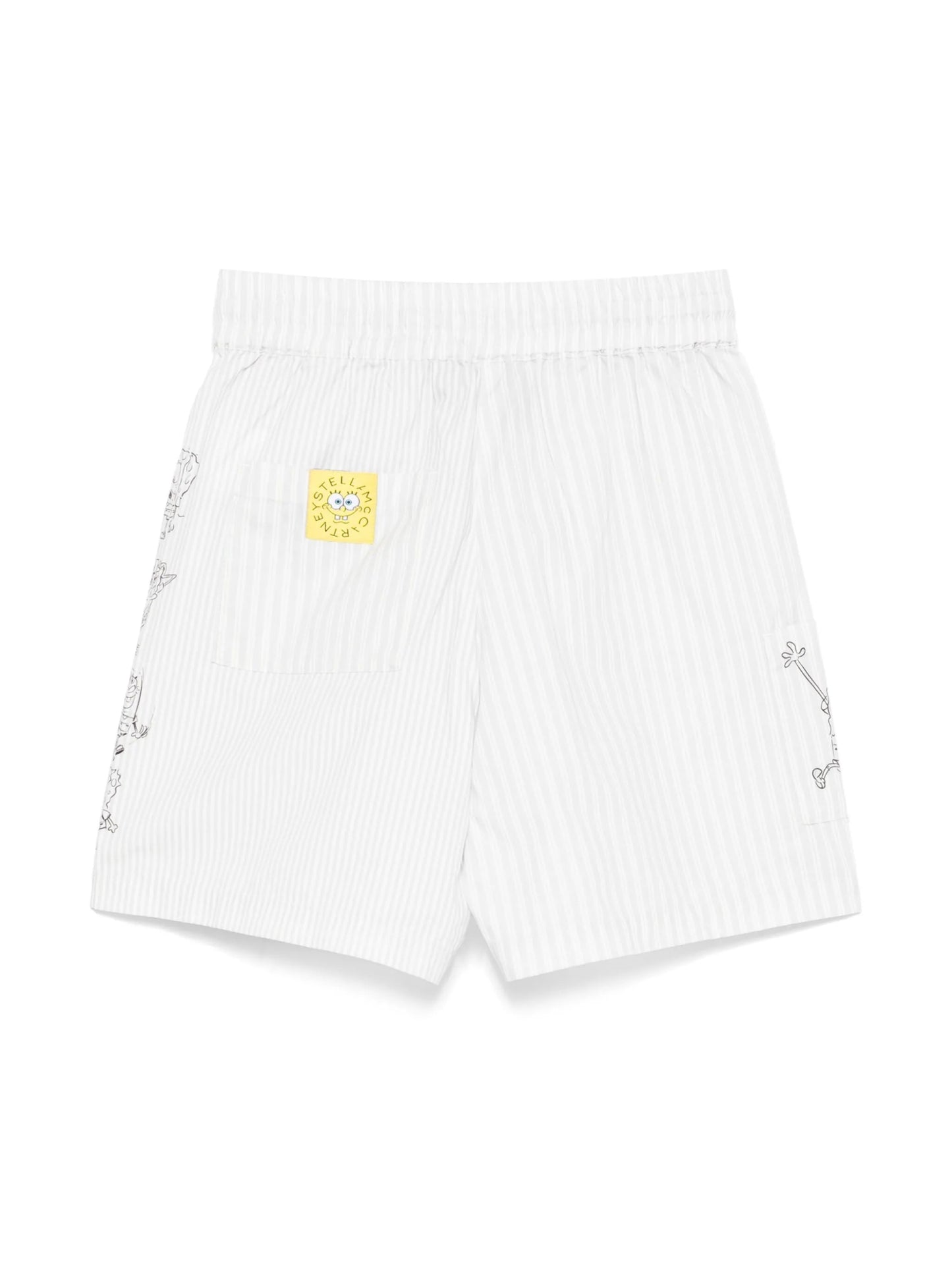 SHORTS A RIGHE CON LOGO SPONGEBOB STELLA MCCARTNEY - Angel Luxury