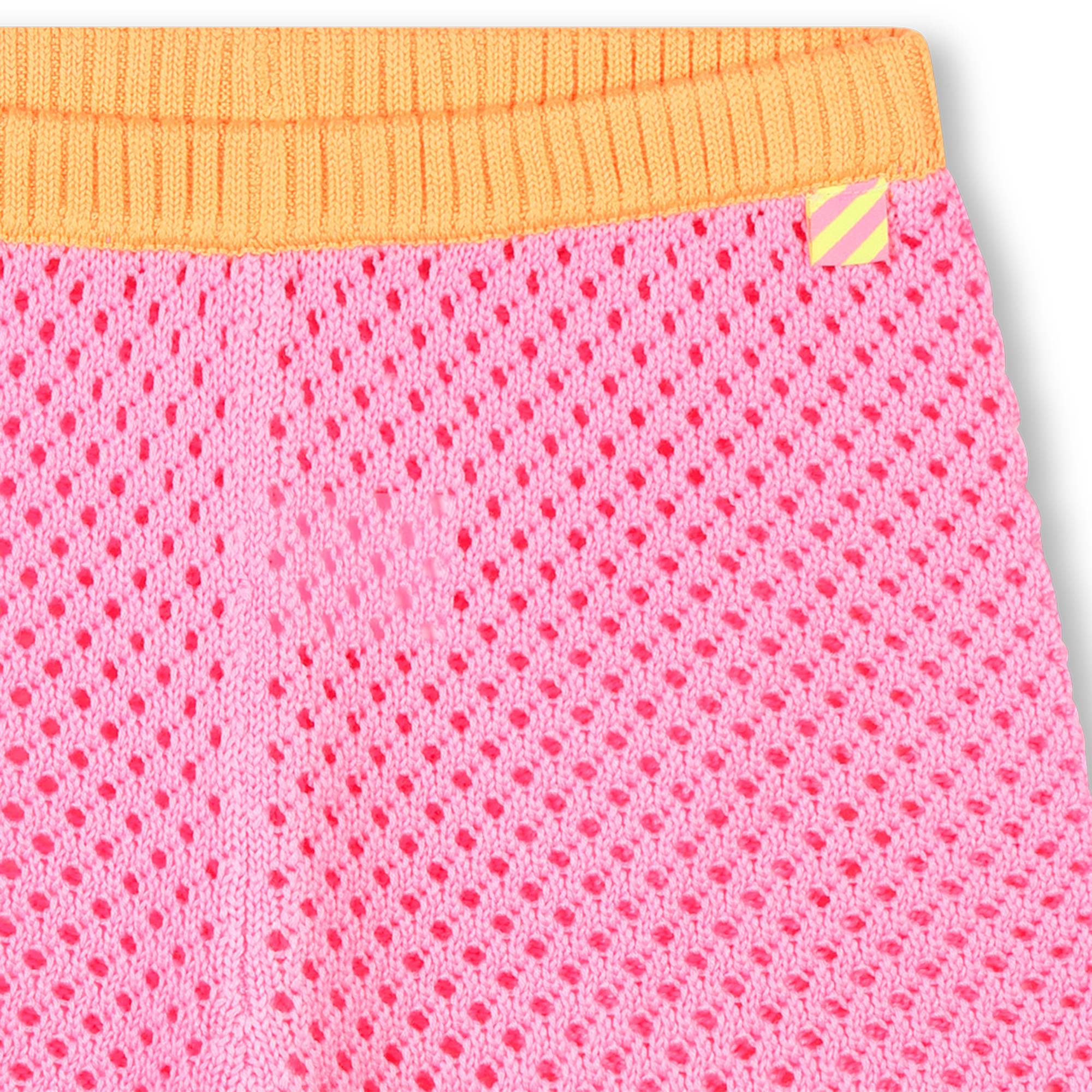 SHORTS AD UNCINETTO ROSA/ARANCIO BILLIEBLUSH - Angel Luxury