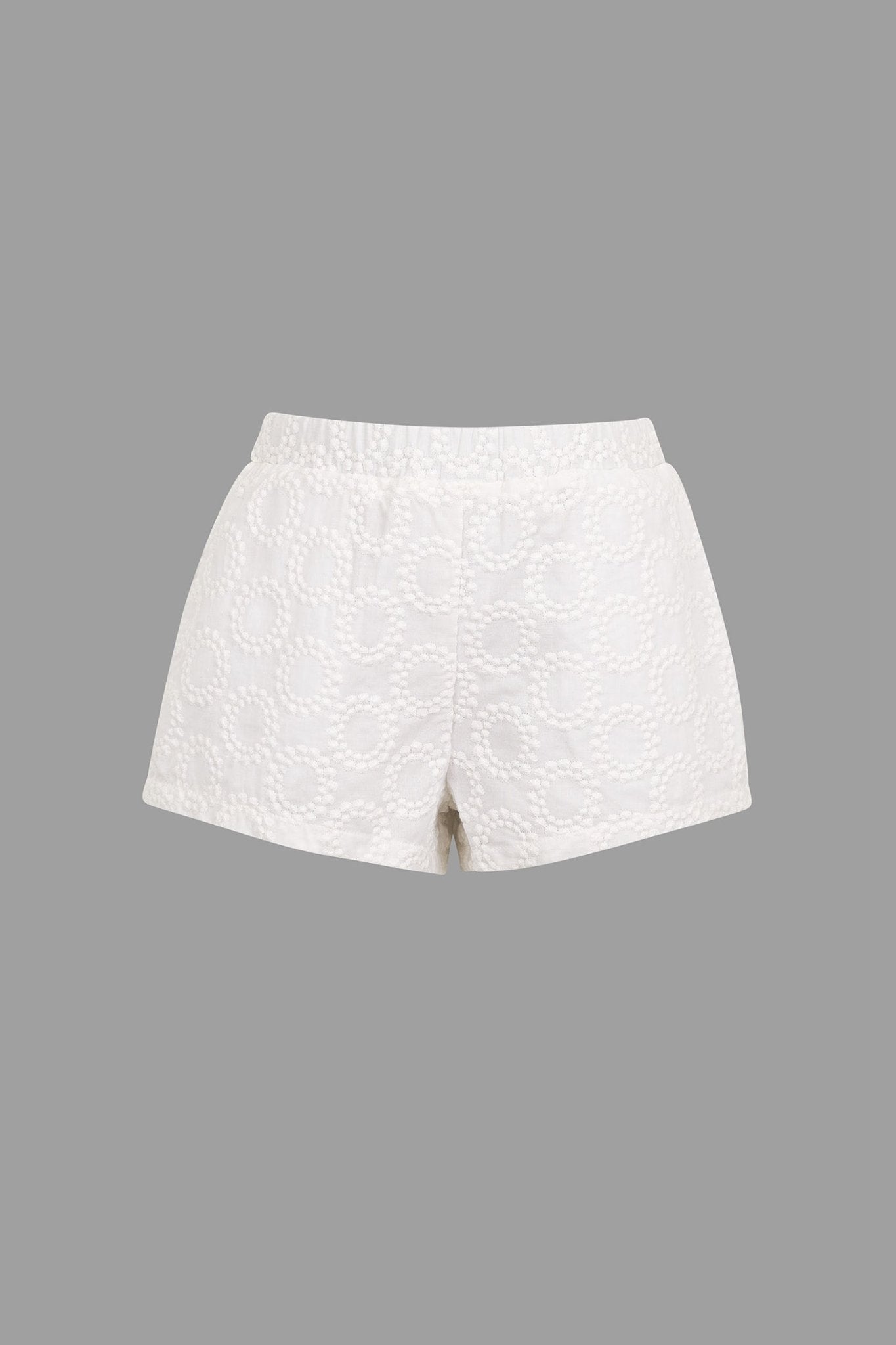 SHORTS BIANCO CON FANTASIA DOUUOD - Angel Luxury