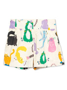 SHORTS BIANCO CON GATTINI STELLA MCCARTNEY - Angel Luxury