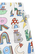 SHORTS BIANCO CON LETTERE ANIMATE STELLA MCCARTNEY - Angel Luxury