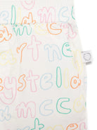 SHORTS BIANCO LOGATO MULTICOLOR STELLA MCCARTNEY - Angel Luxury