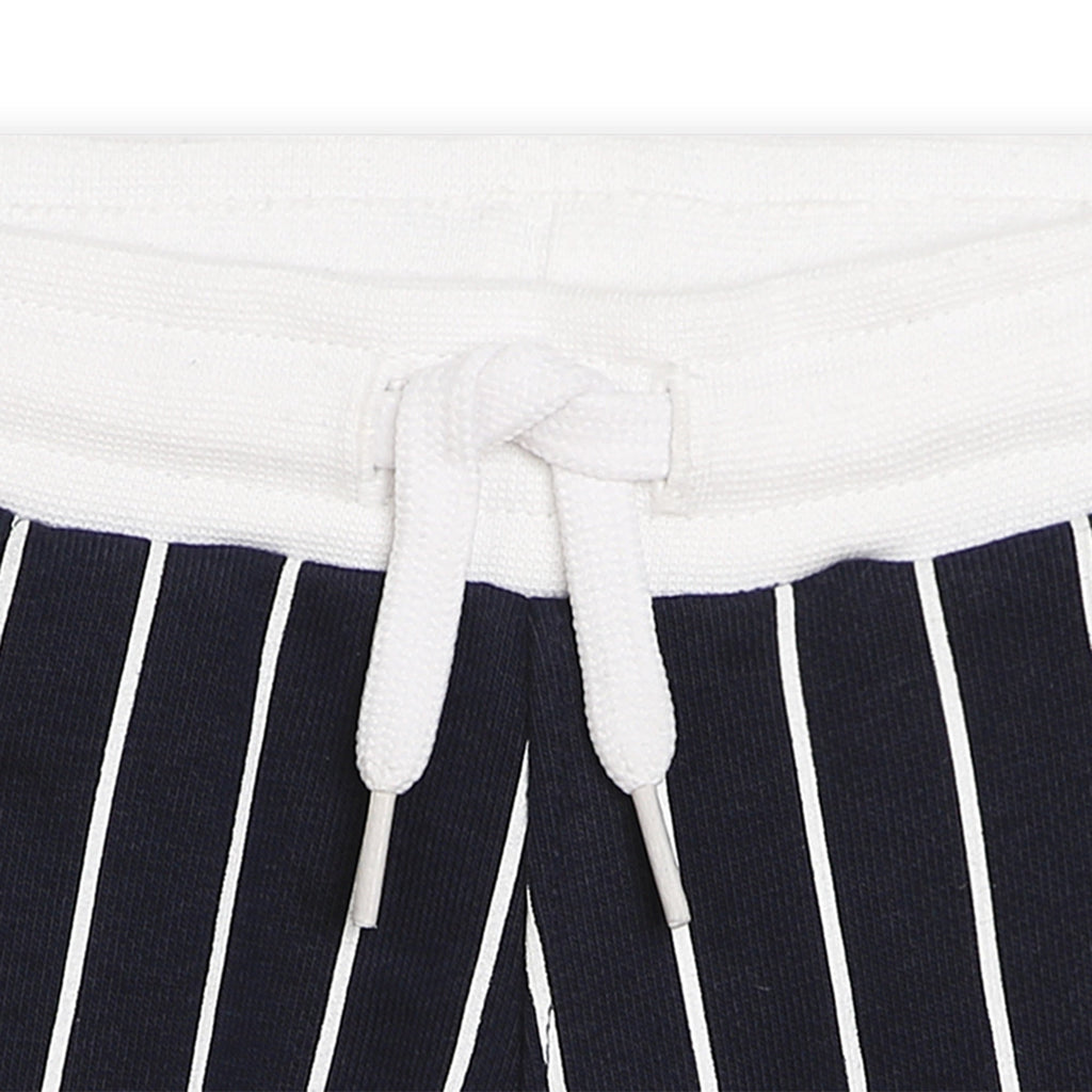 SHORTS BLU A RIGHE HUGO BOSS - Angel Luxury