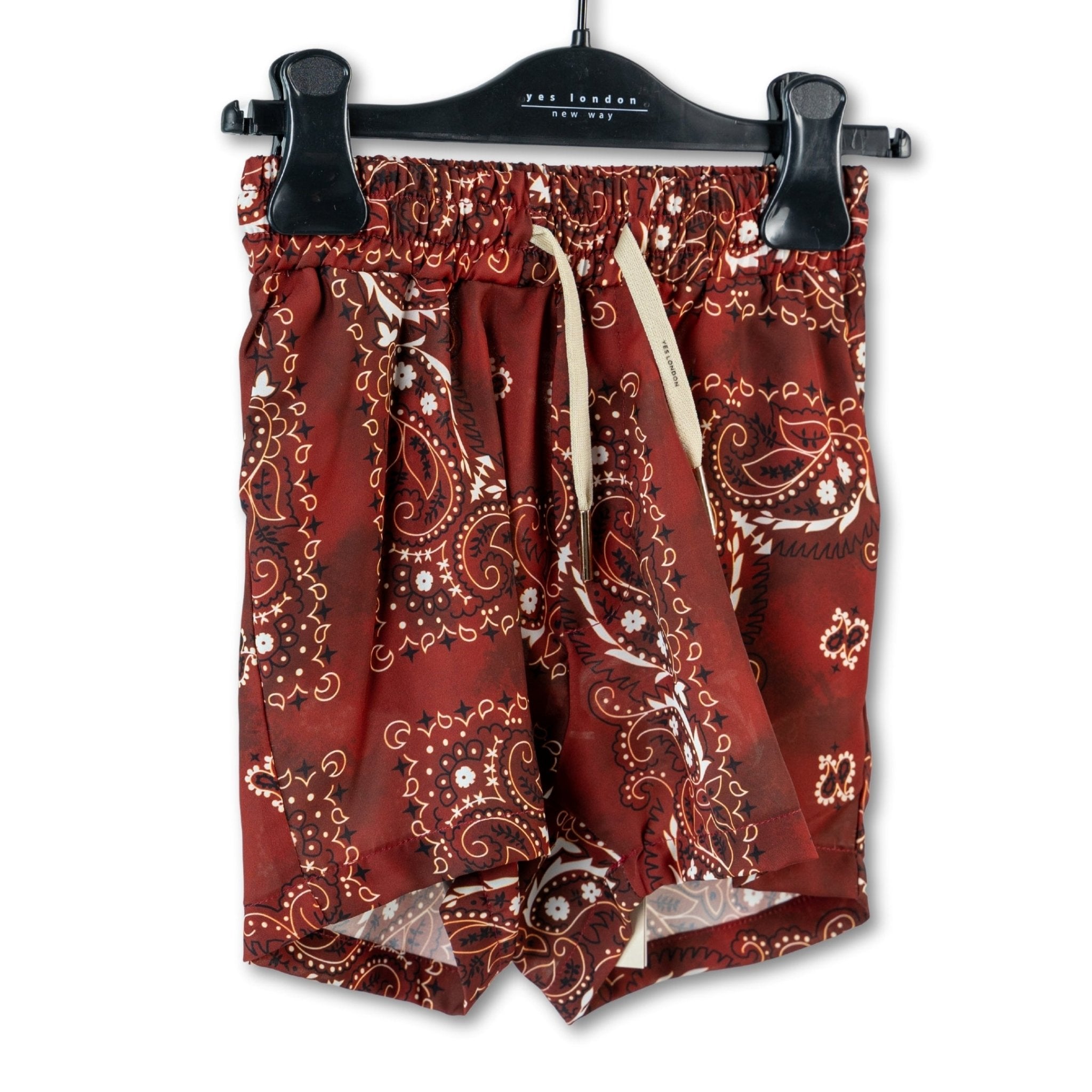 SHORTS BORDEAUX YES LONDON - Angel Luxury