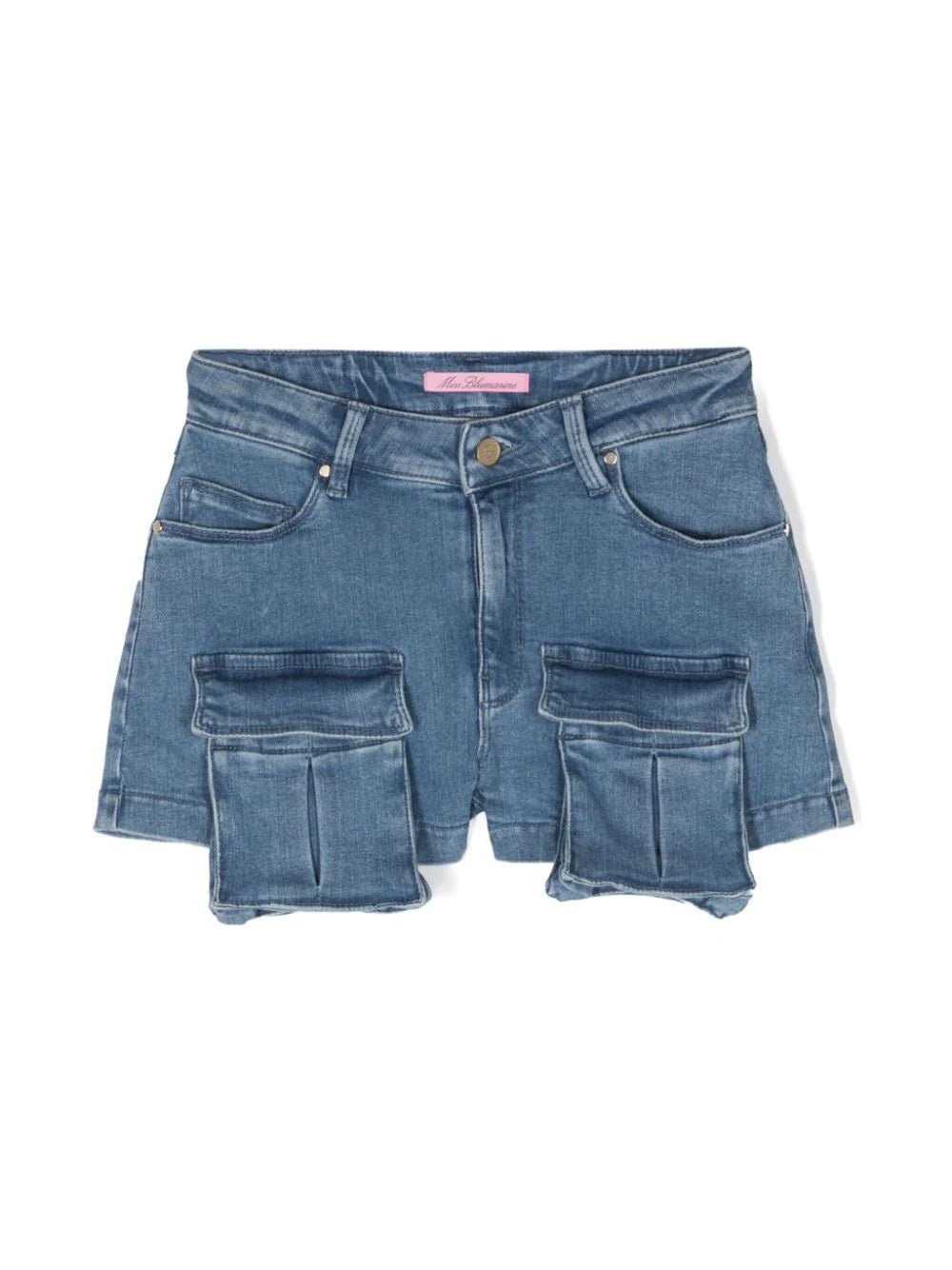 SHORTS CARGO IN DENIM MISS BLUMARINE - Angel Luxury