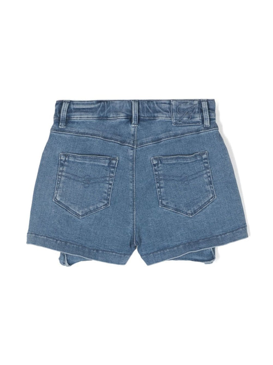 SHORTS CARGO IN DENIM MISS BLUMARINE - Angel Luxury