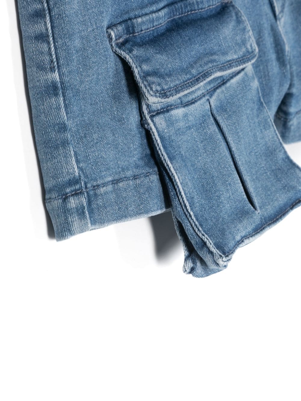 SHORTS CARGO IN DENIM MISS BLUMARINE - Angel Luxury