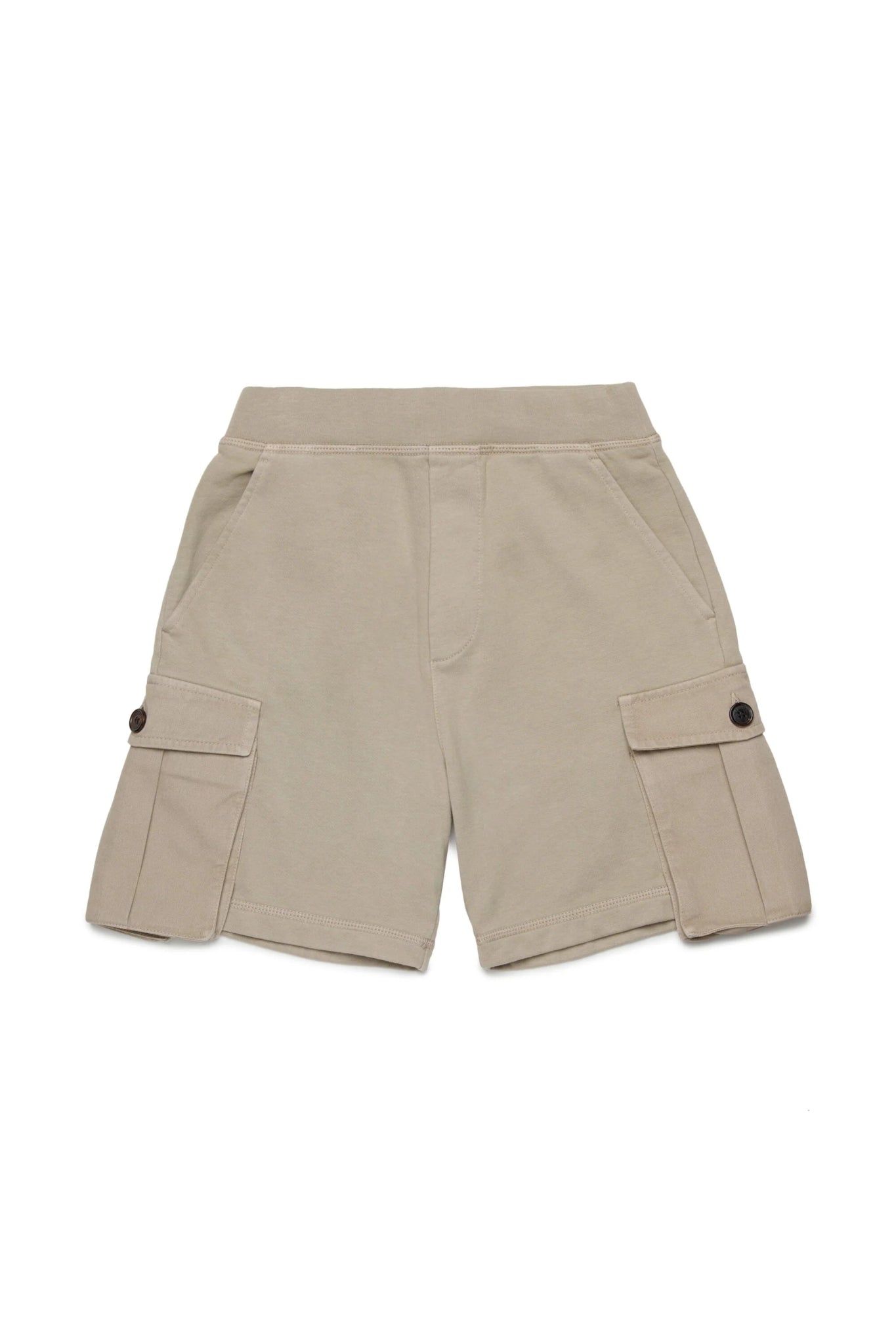 SHORTS CARGO IN FELPA FANGO DSQUARED2 - Angel Luxury