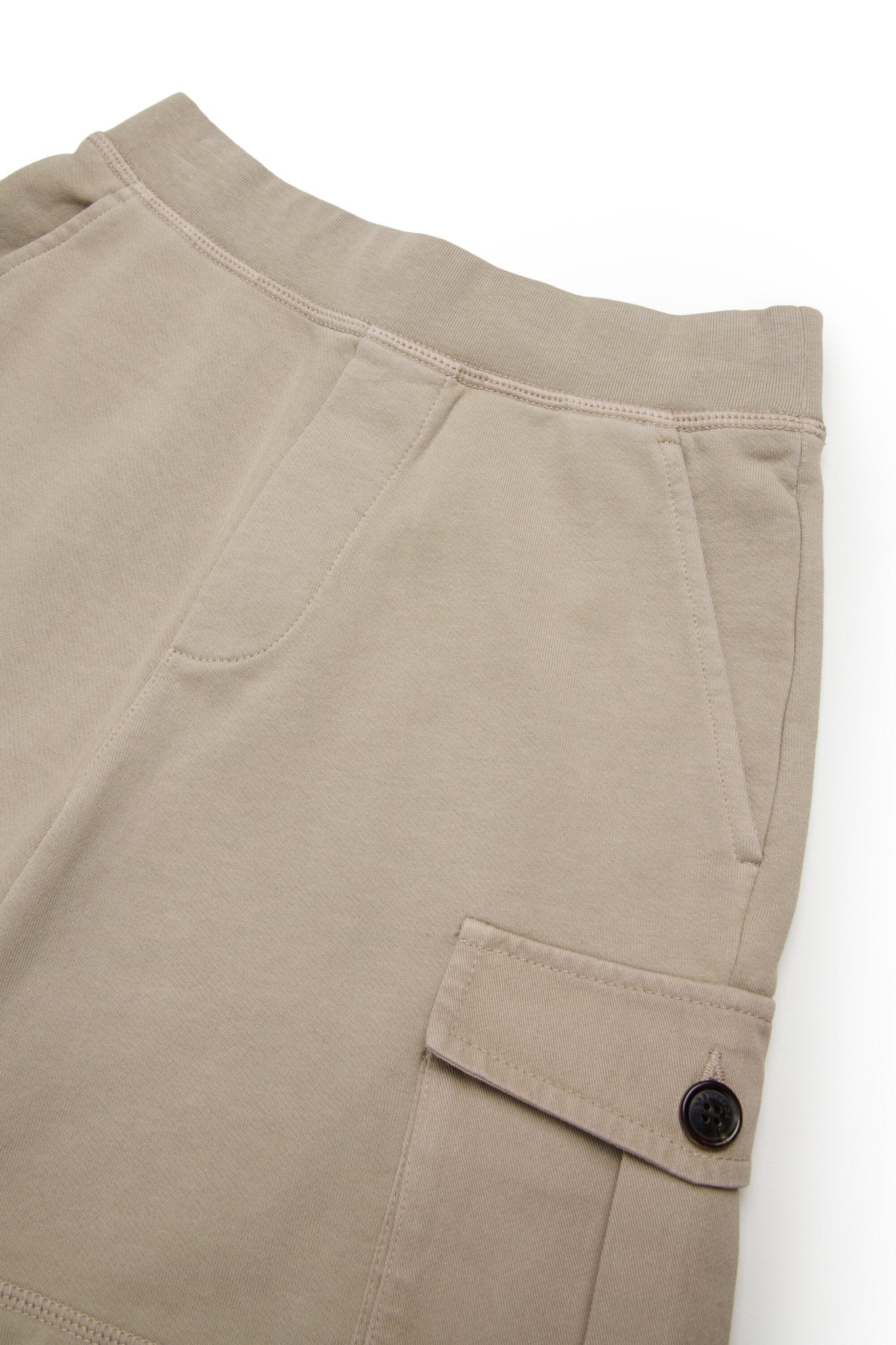 SHORTS CARGO IN FELPA FANGO DSQUARED2 - Angel Luxury