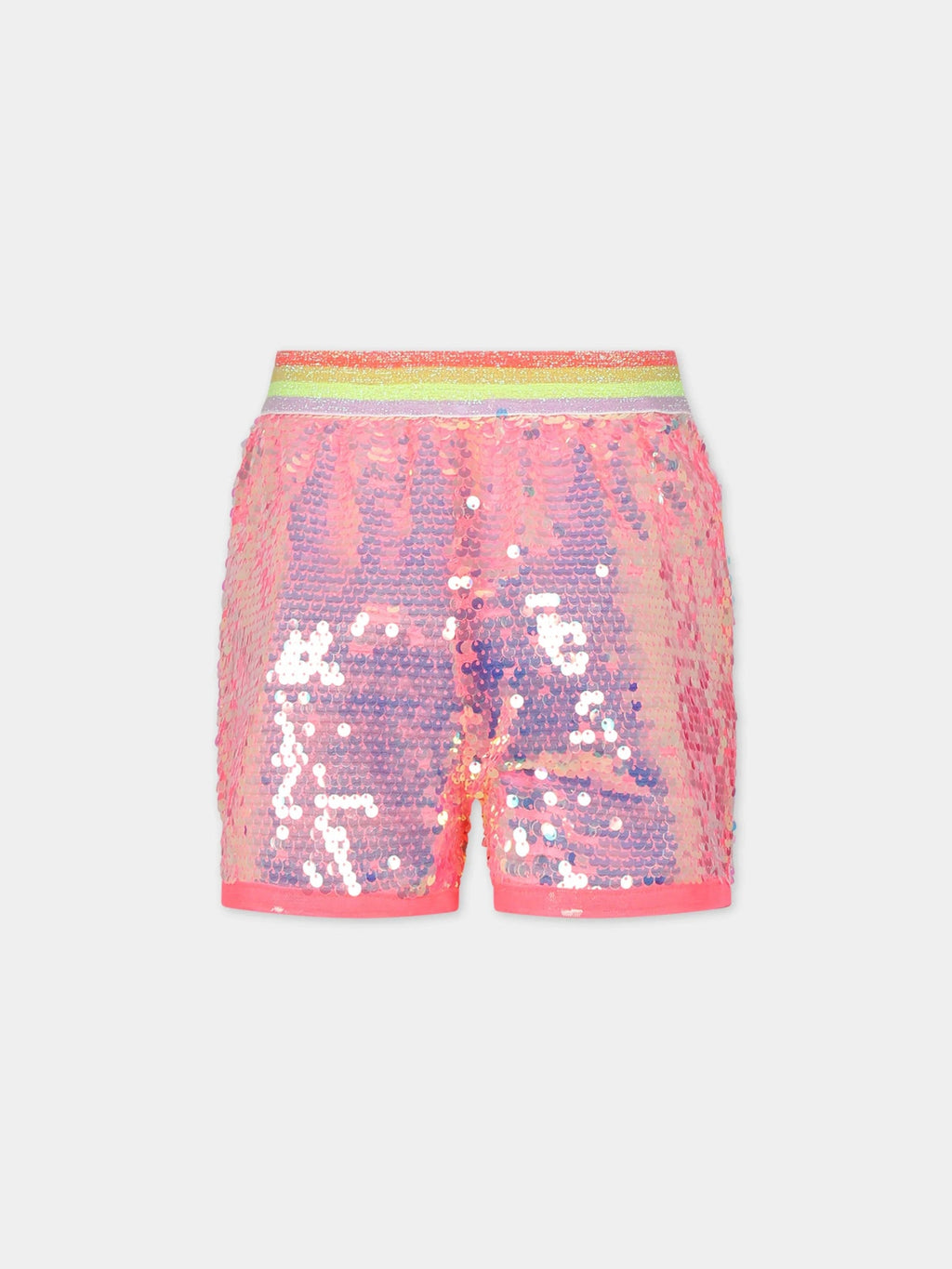 SHORTS CASUAL ROSA PER BAMBINA CON PAIETTES BILLIEBLUSH - Angel Luxury