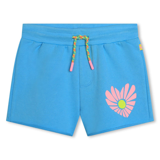 SHORTS CELESTE IN FELPA DI COTONE BILLIEBLUSH - Angel Luxury