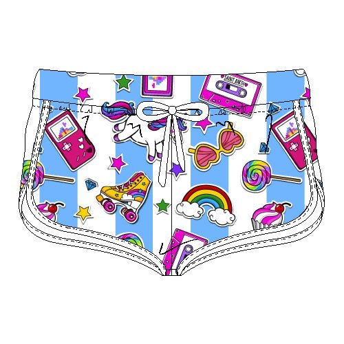 SHORTS CON UNICORNO MC2 SAINT BARTH - Angel Luxury